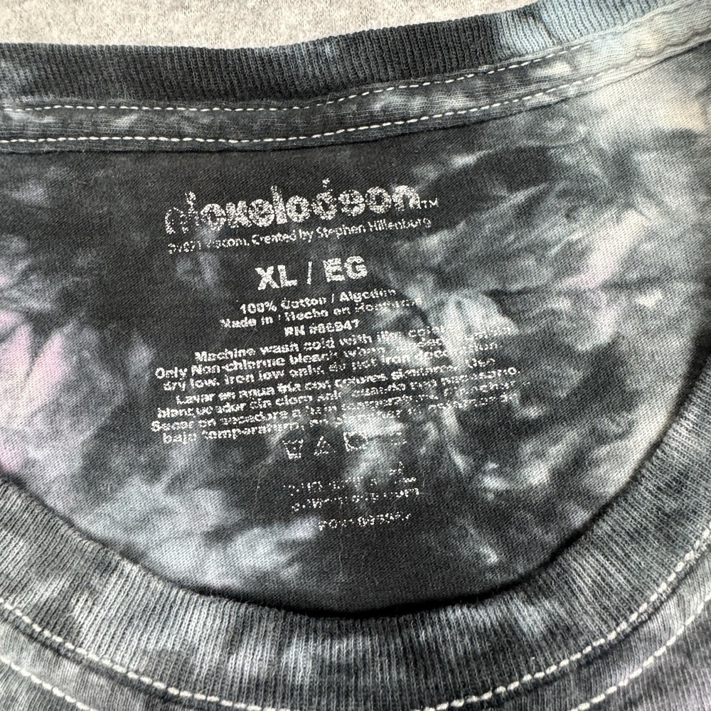Spongebob Squarepants Tie-Dye T-Shirt XL Patrick Jellyfish Nickelodeon Cartoon - Picture 3 of 6